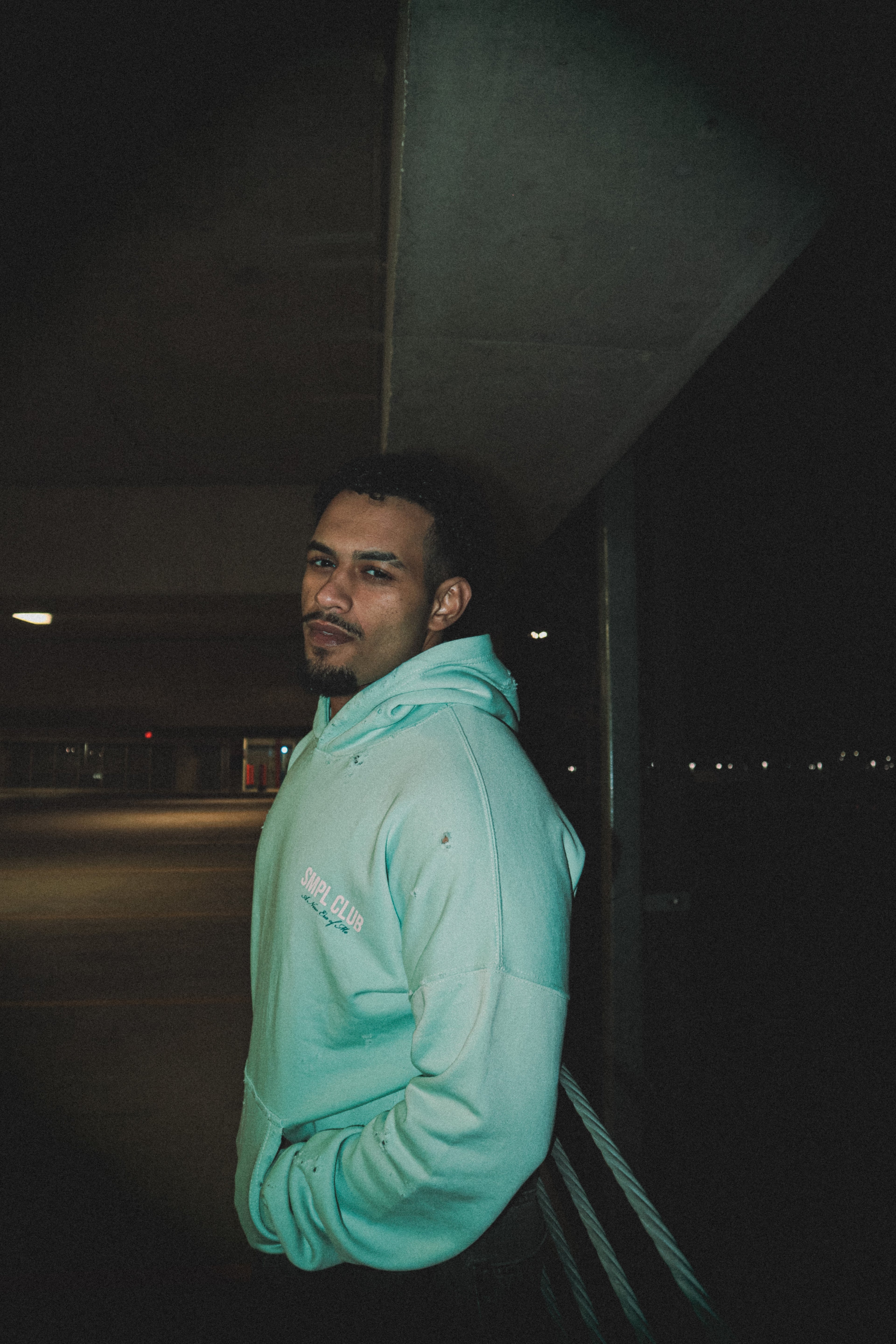 ERA OF REVIVAL OVERSIZED DISTRESSED HOODIE -  MAGIC MINT
