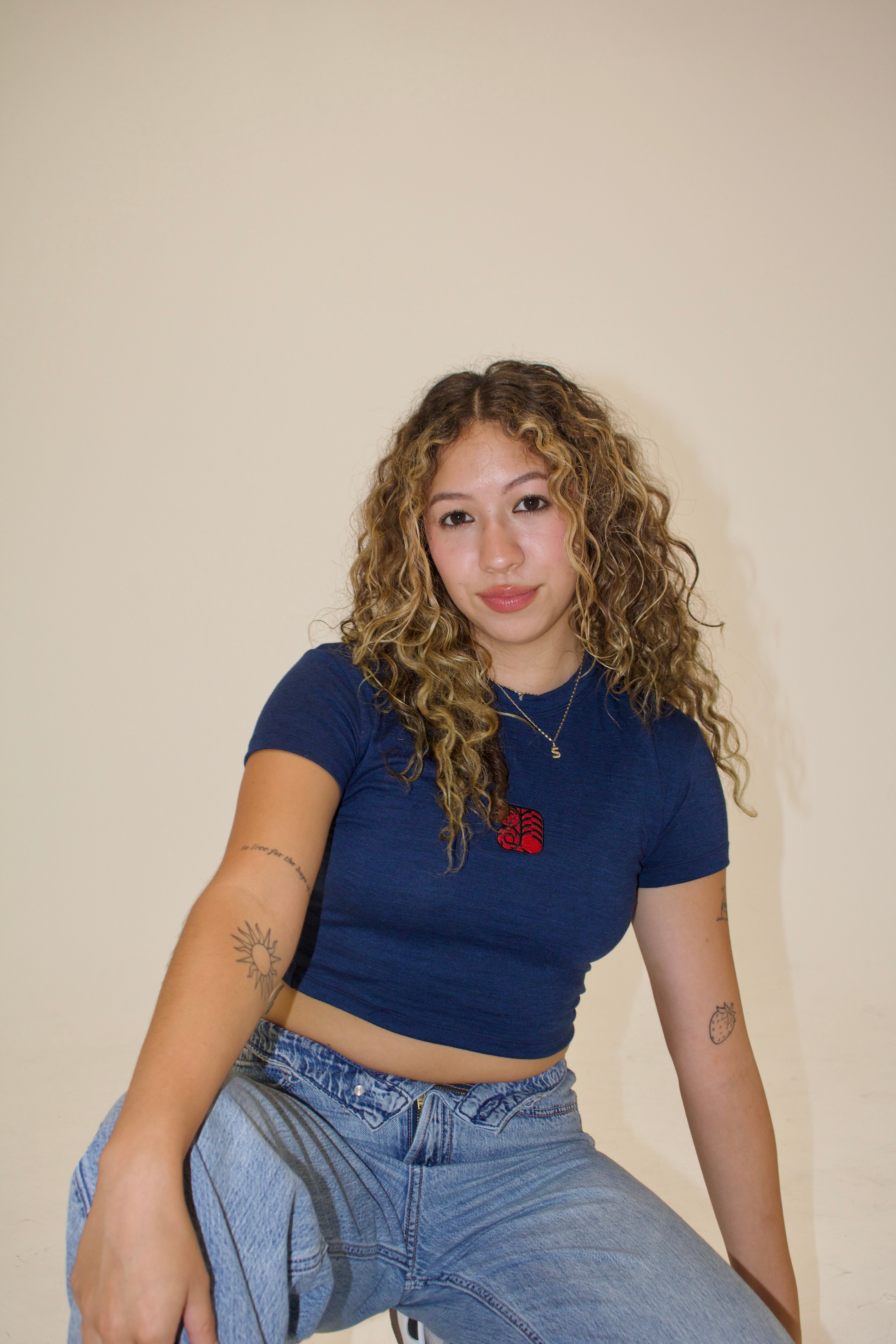 WILD WITHIN BABY TEE- MIDNIGHT BLUE
