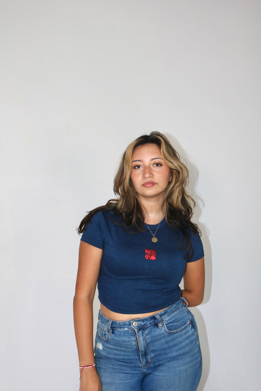 WILD WITHIN BABY TEE- MIDNIGHT BLUE