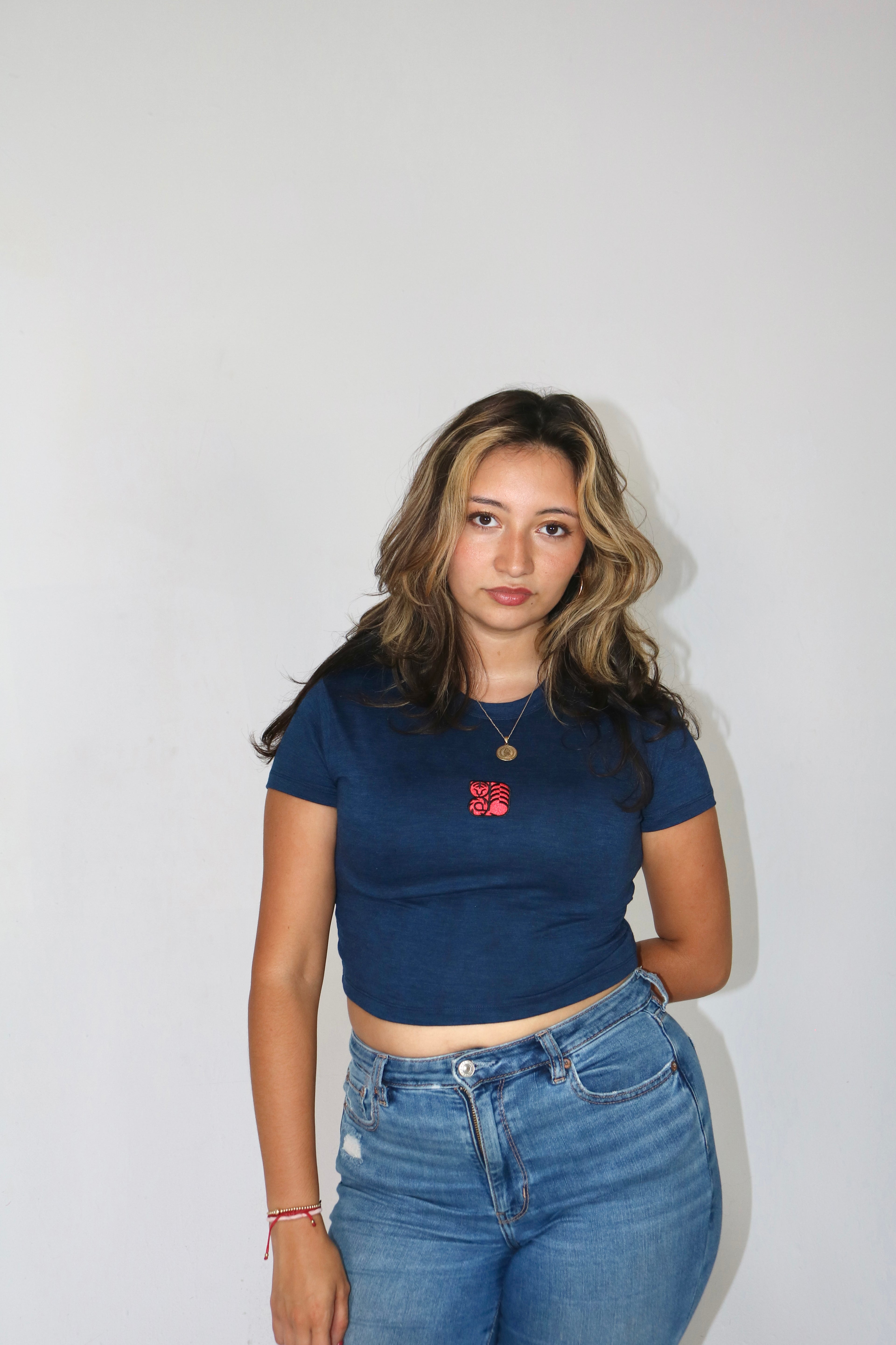 WILD WITHIN BABY TEE- MIDNIGHT BLUE