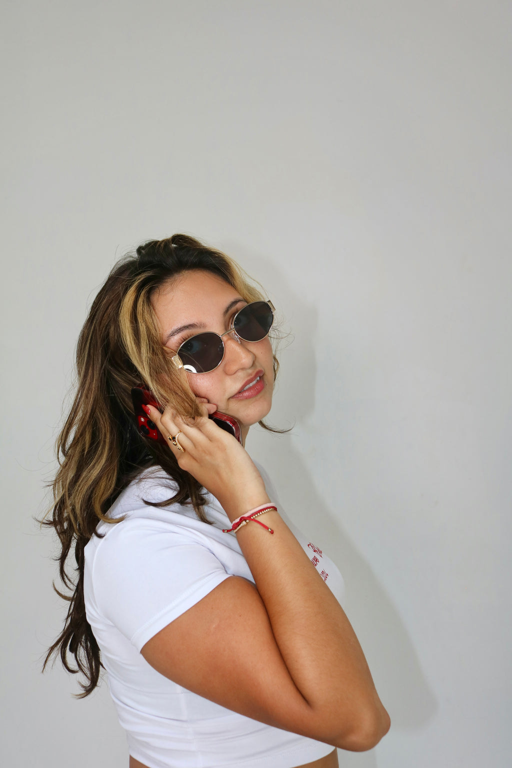 THE DEMURE CLUB BABY TEE - WHITE