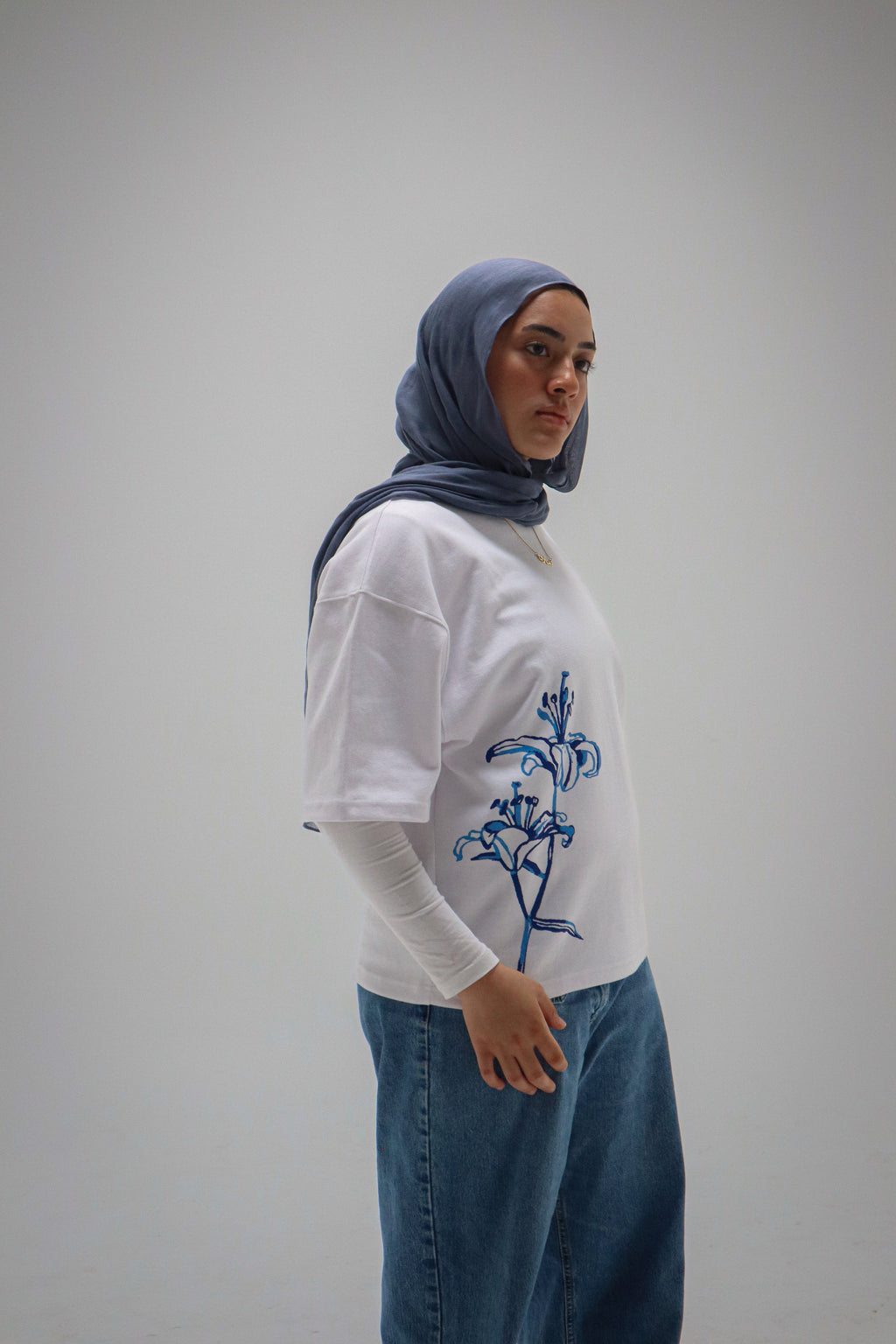 HOME AWAY FROM HOME BOXY TEE - WHITE