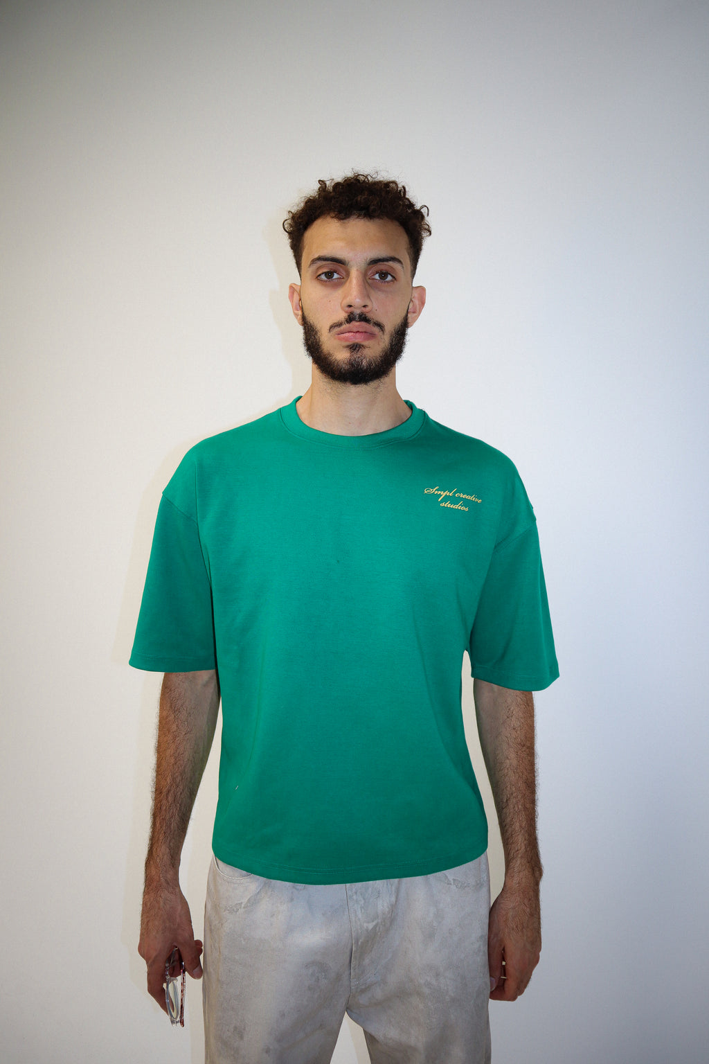 RENAISSANCE BOXY TEE- EMERALD