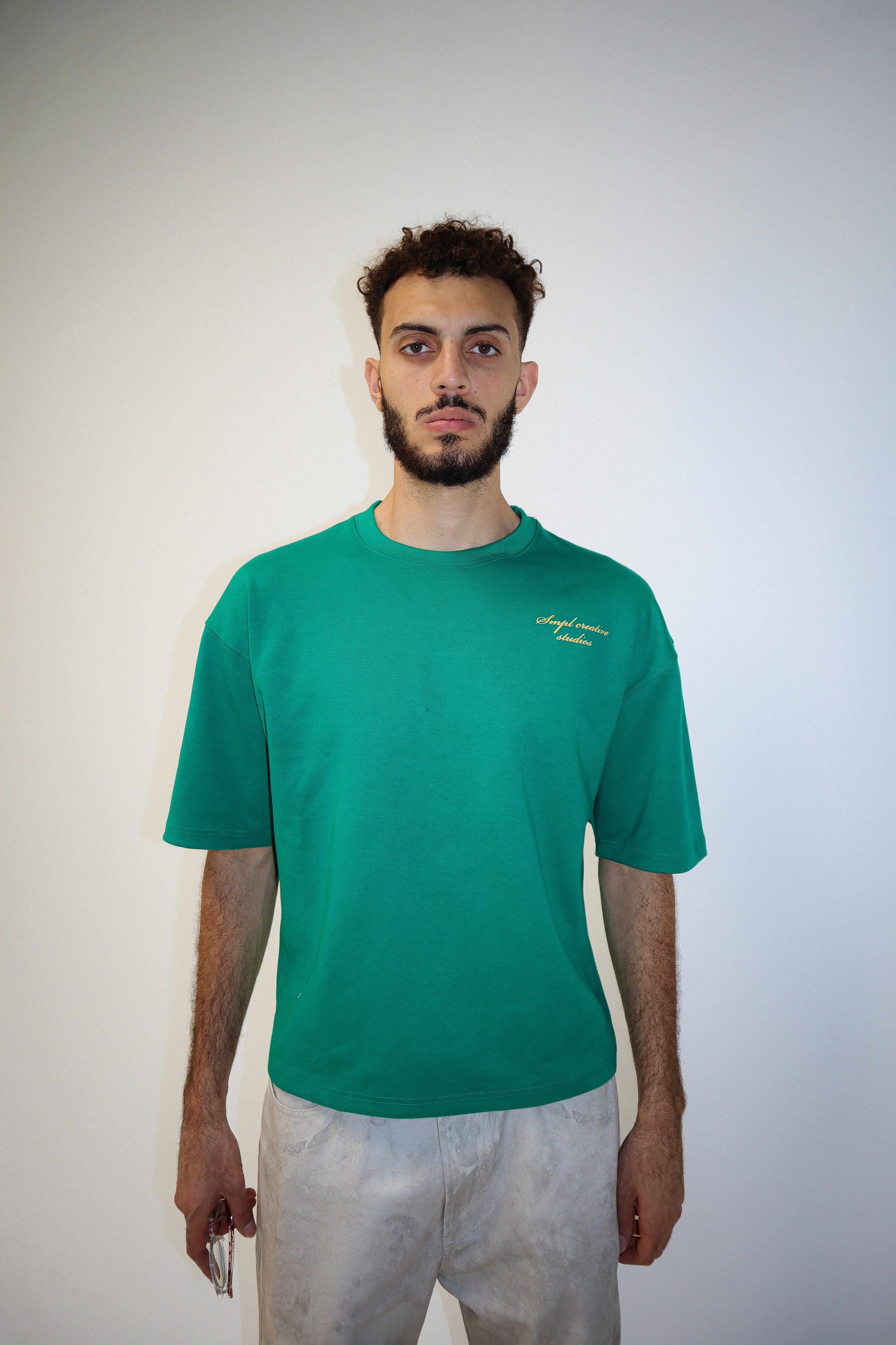RENAISSANCE BOXY TEE- EMERALD
