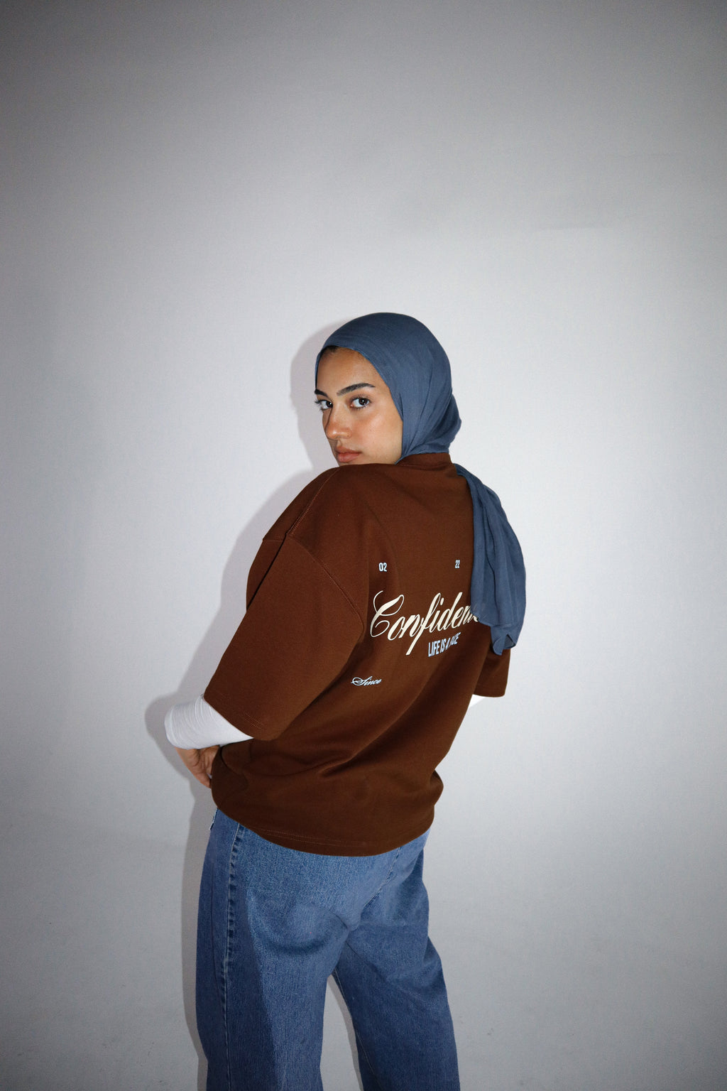 CONFIDENTIAL BOXY TEE - SYRUP