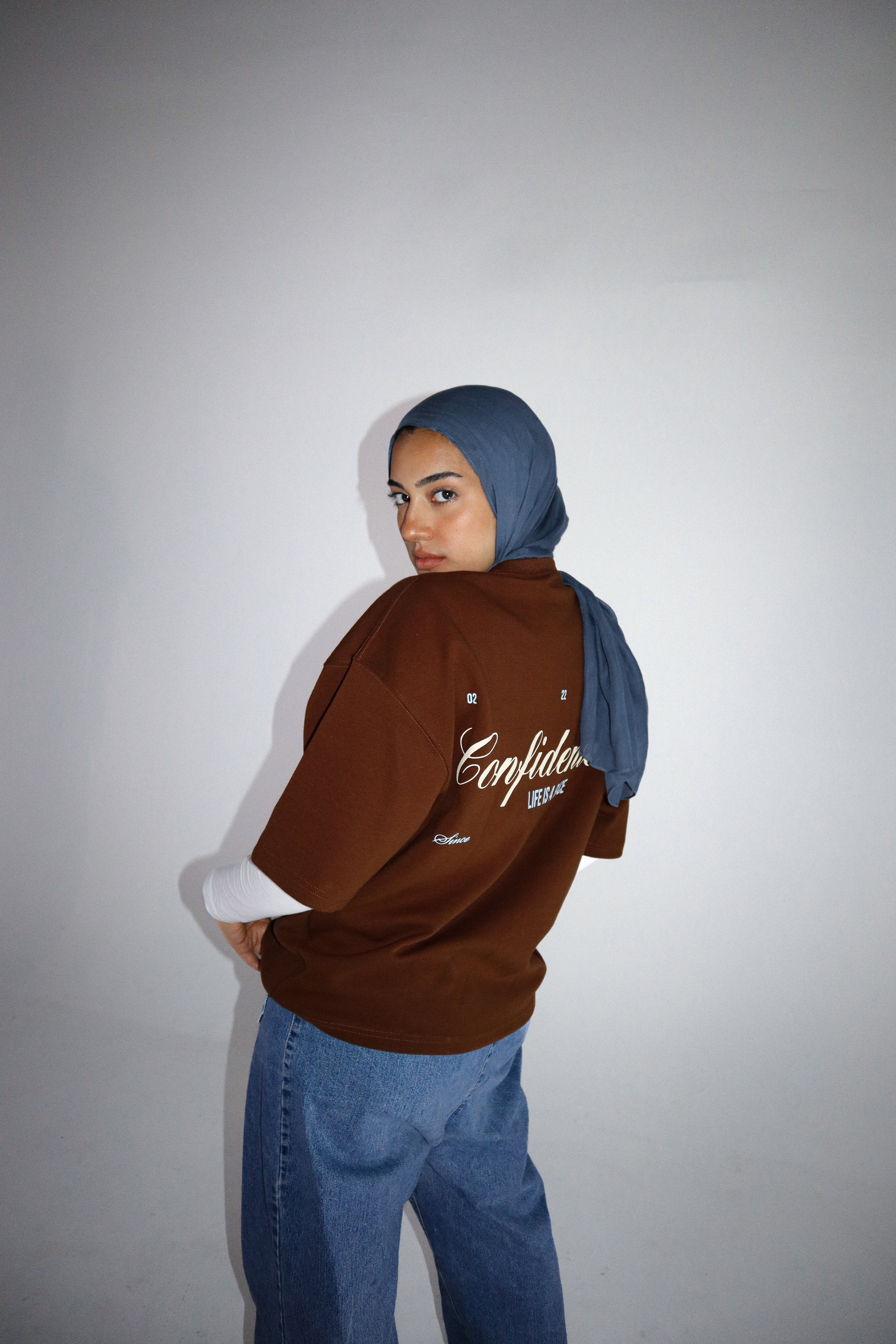 CONFIDENTIAL BOXY TEE - SYRUP