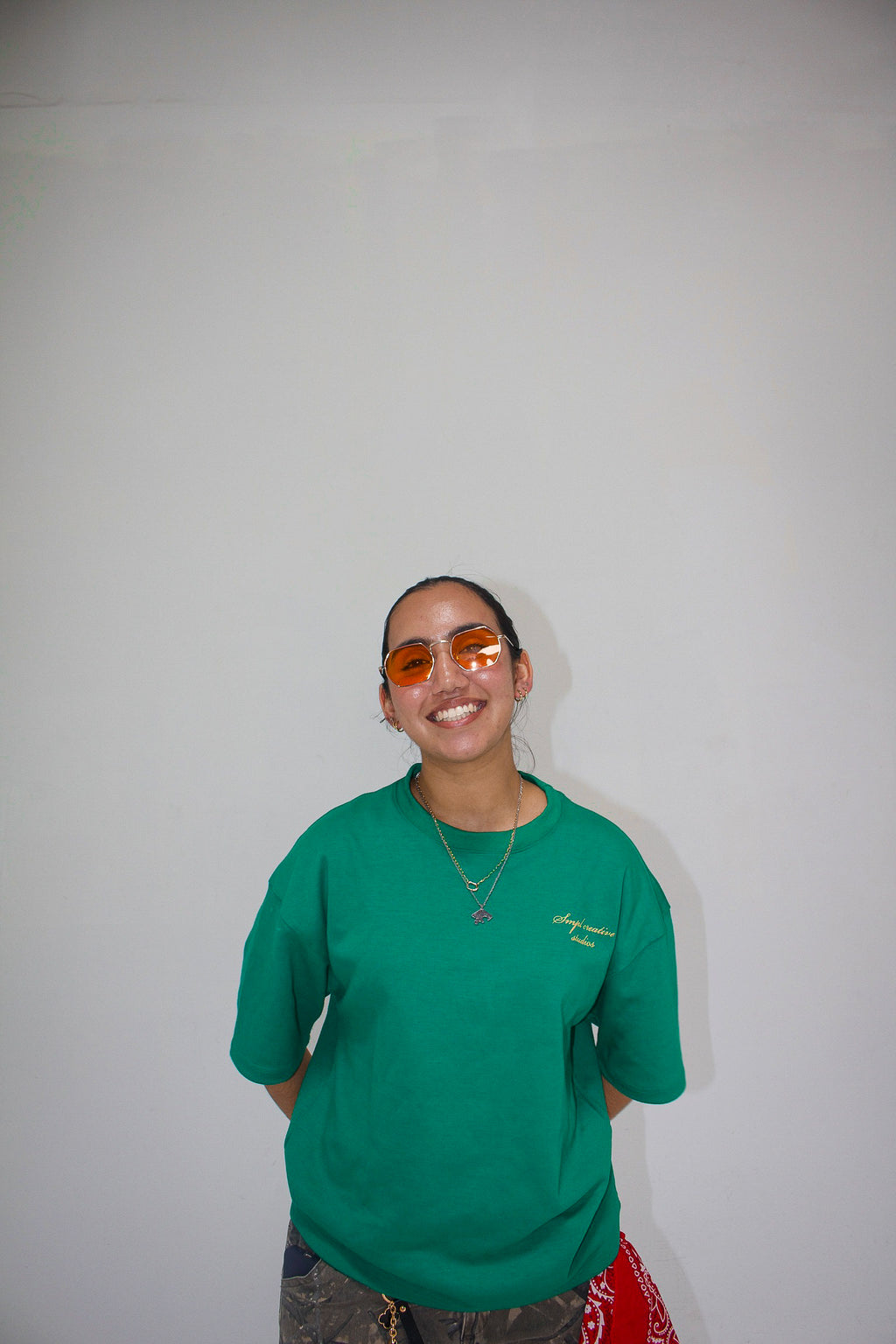 RENAISSANCE BOXY TEE- EMERALD