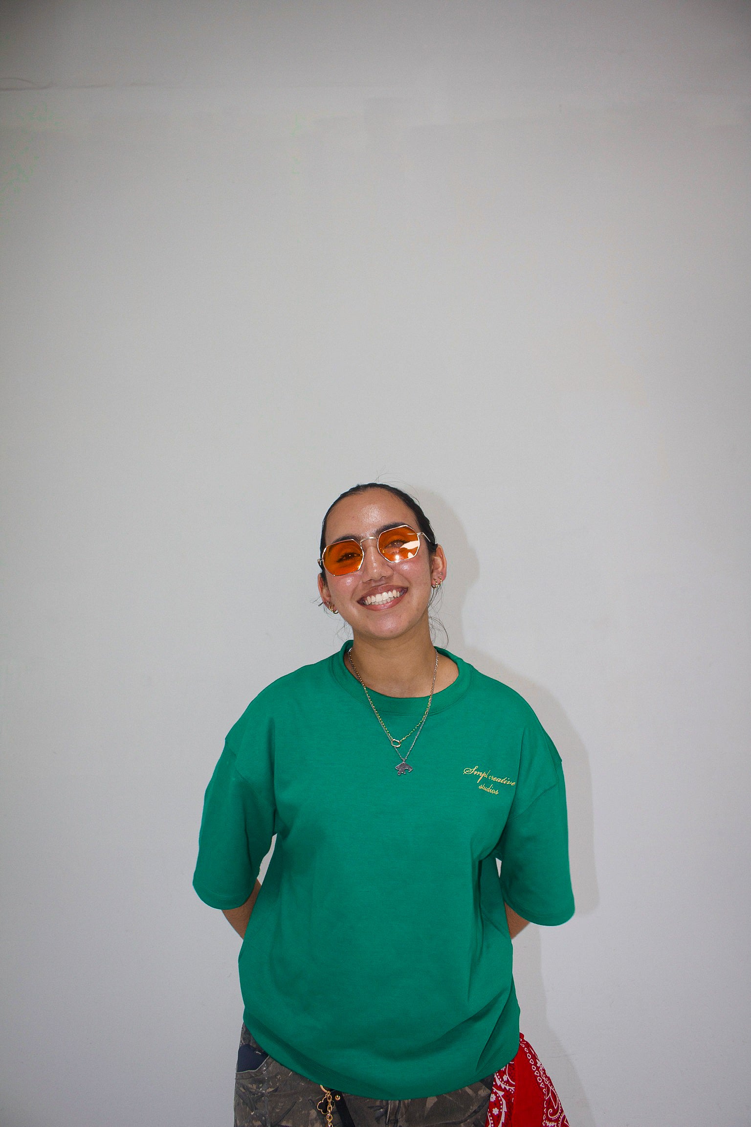 RENAISSANCE BOXY TEE- EMERALD