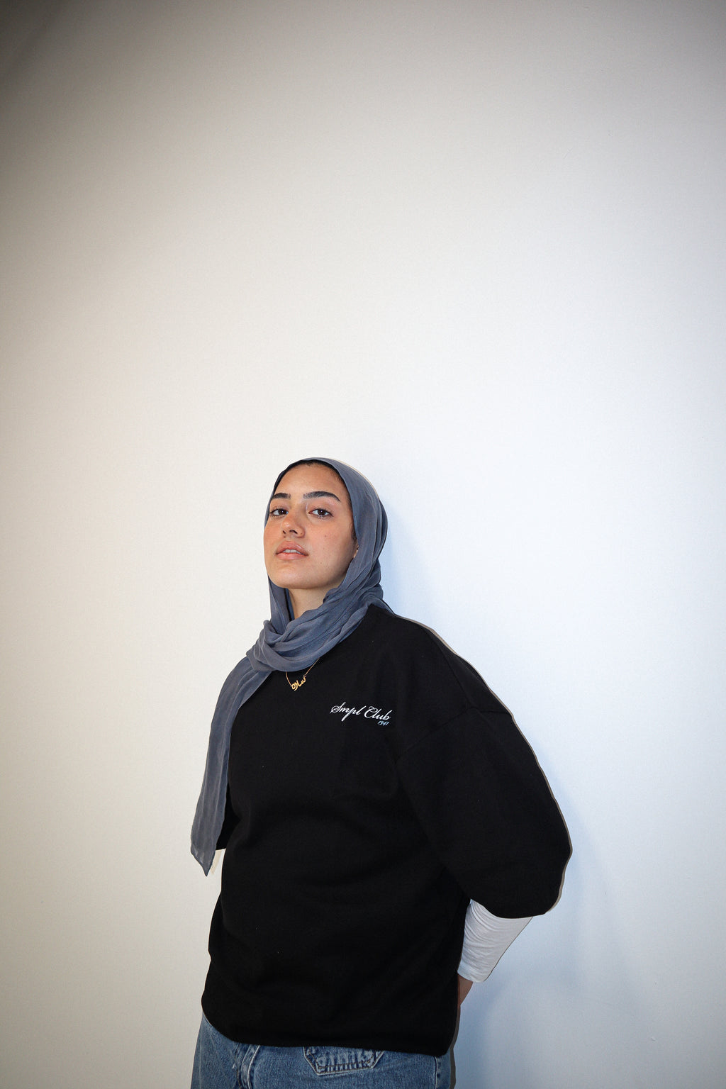 CONFIDENTIAL BOXY TEE - PITCH BLACK