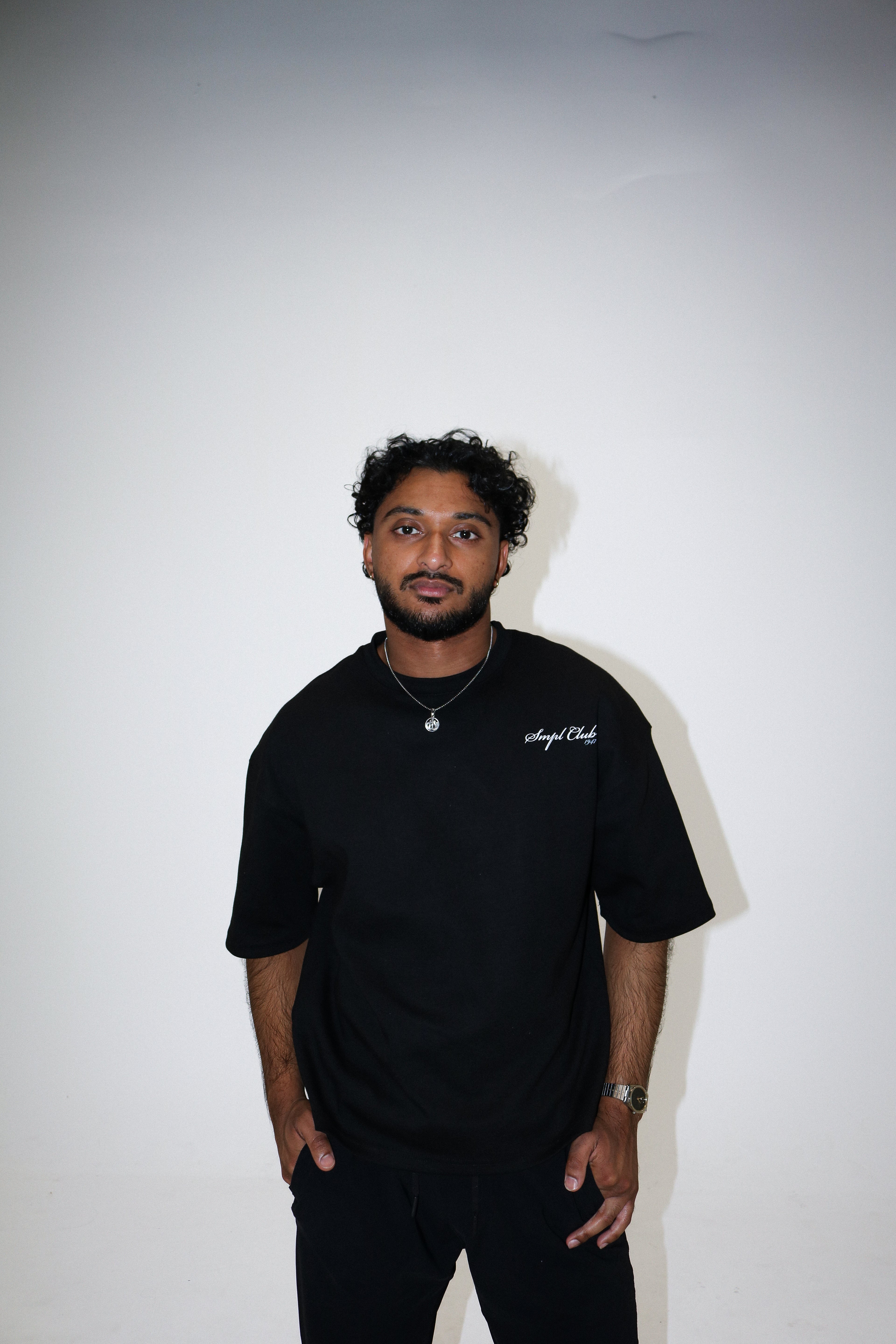 CONFIDENTIAL BOXY TEE - PITCH BLACK