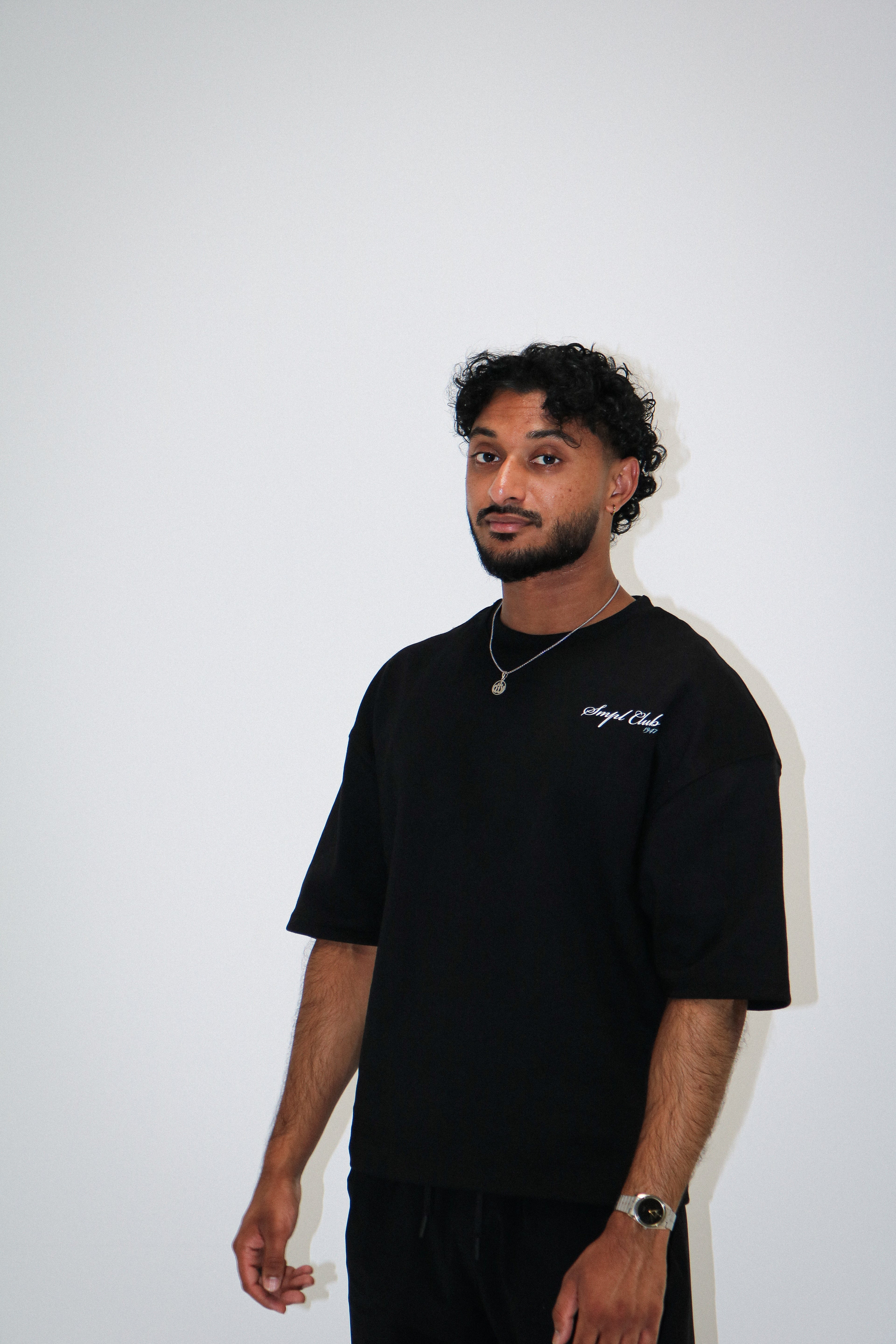 CONFIDENTIAL BOXY TEE - PITCH BLACK