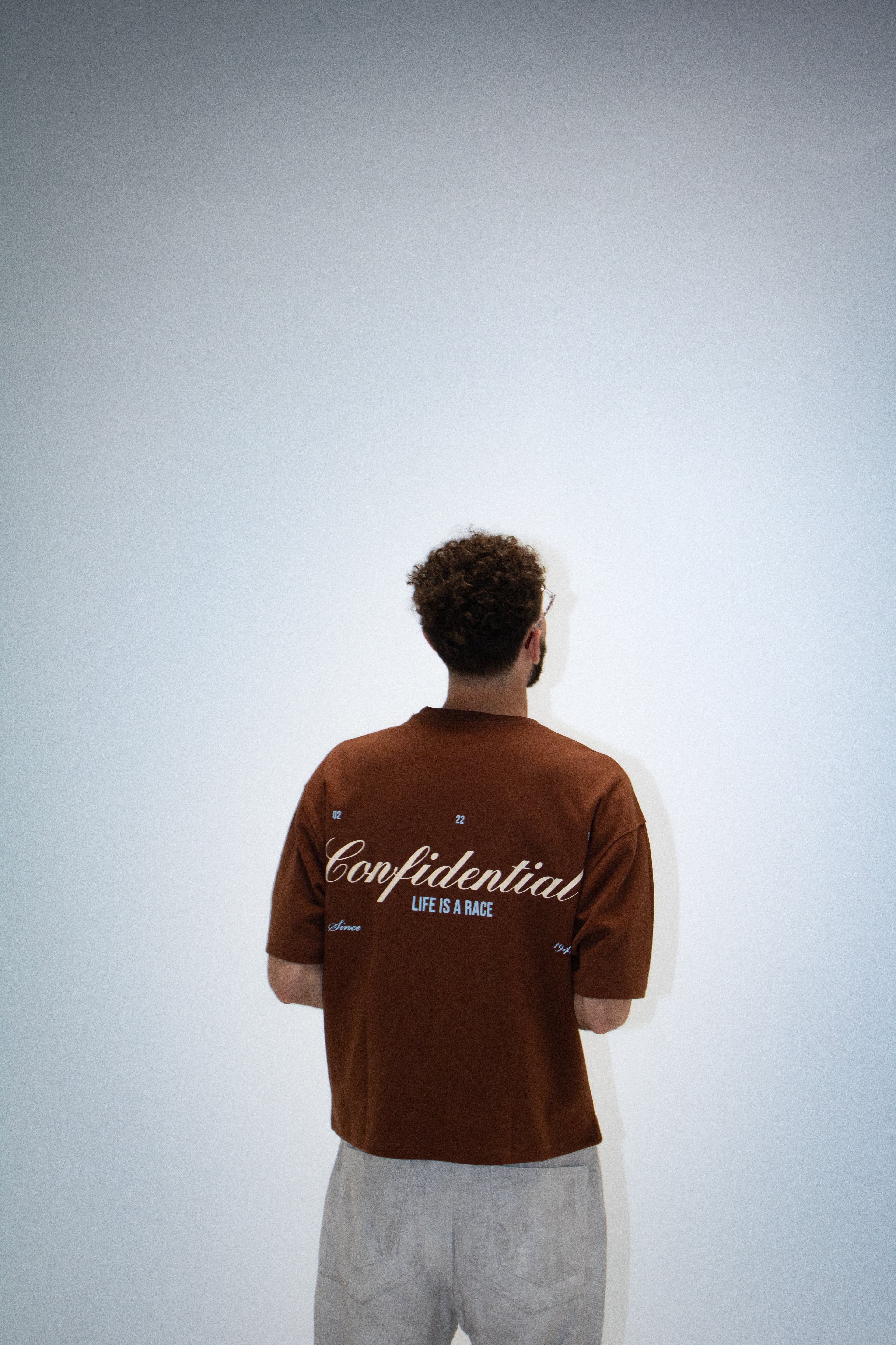 CONFIDENTIAL BOXY TEE - SYRUP