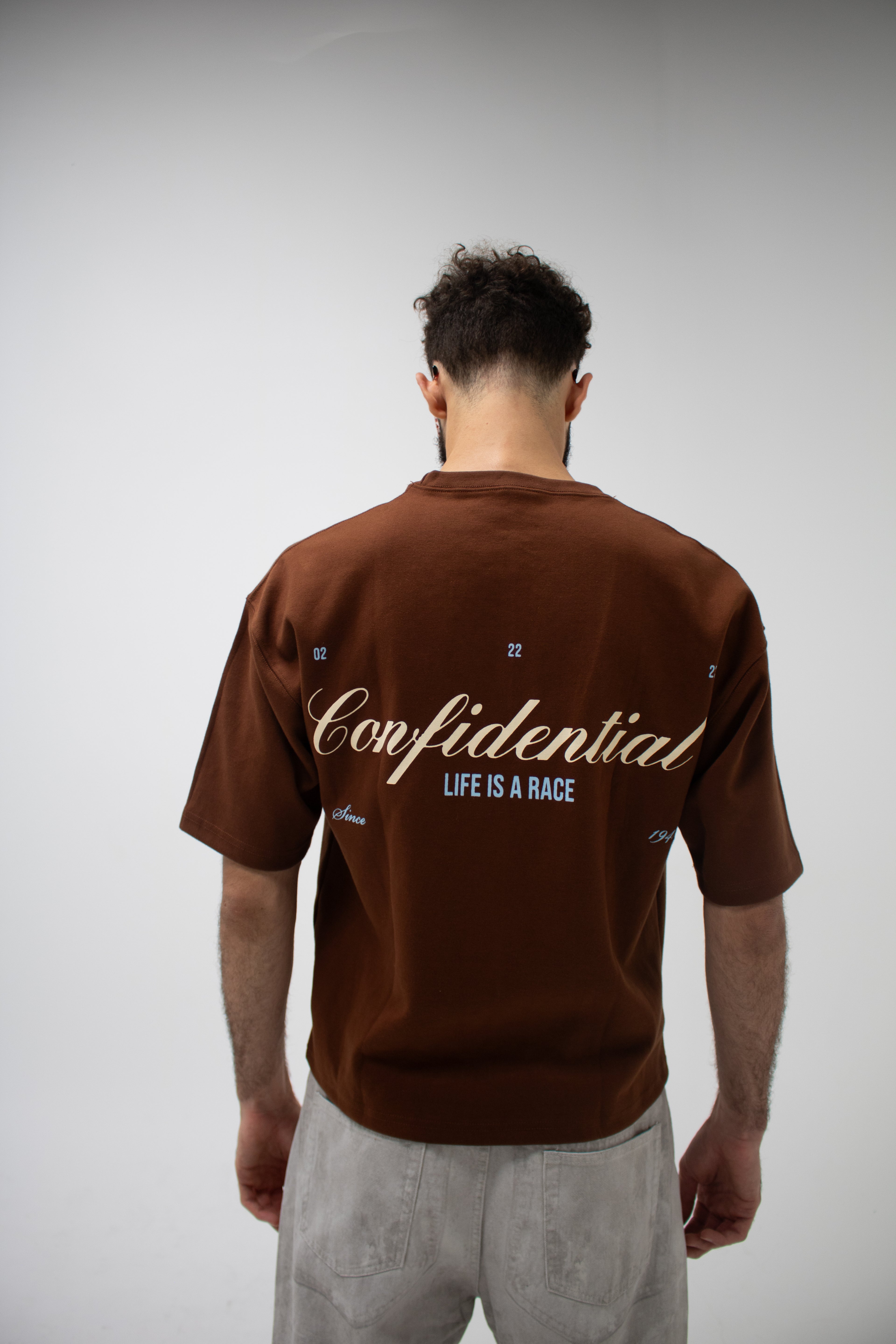 CONFIDENTIAL BOXY TEE - SYRUP