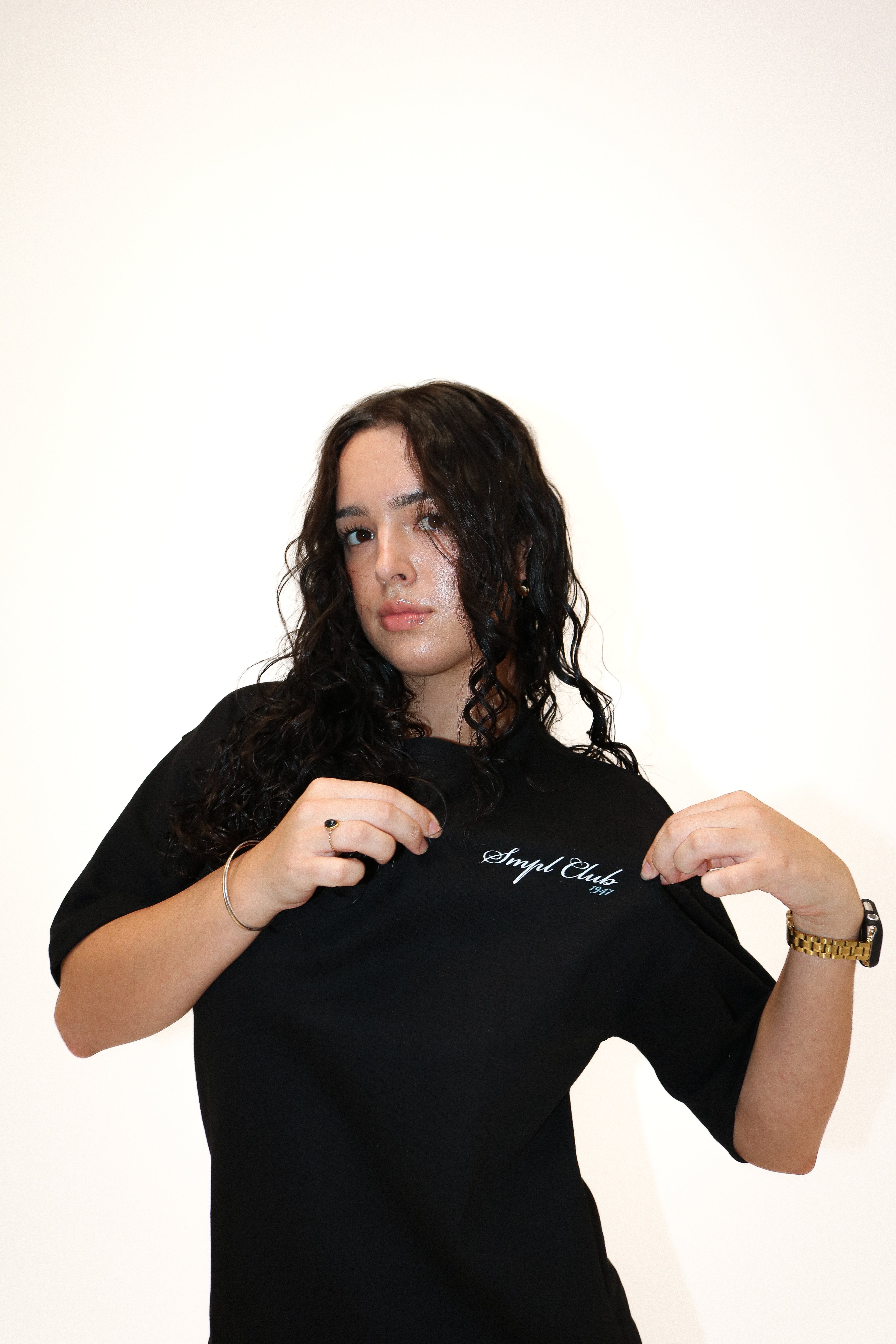 CONFIDENTIAL BOXY TEE - PITCH BLACK