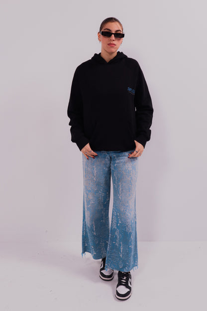ERA OF REVIVAL OVERSIZED HOODIE - BLACK