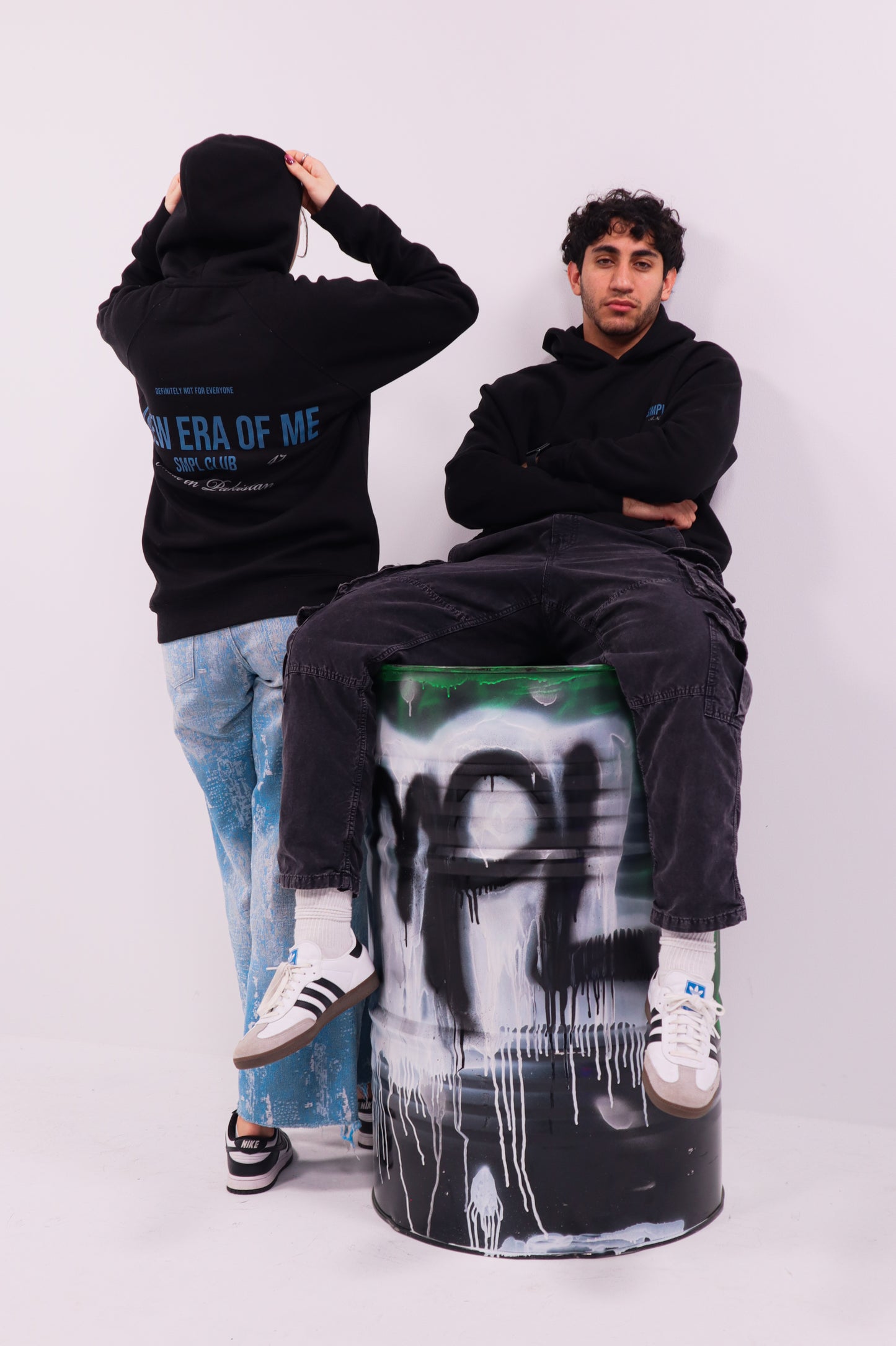 ERA OF REVIVAL OVERSIZED HOODIE - BLACK